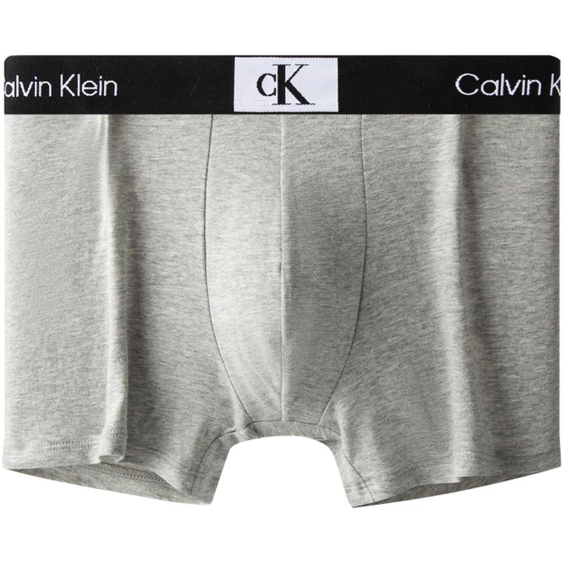

Calvin Klein CK96 Series Small Square Letter Jacquard Anti Chafing Shorts Boxer Shorts Мужское нижнее белье Coconut-Grey NB3403P7A M
