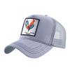 European & American Retro Cotton Embroidered Animal Mesh Baseball Cap