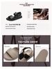 2025 Men's Breathable Genuine Leather Sandals: Soft Sole, Anti-Slip, Outdoor Beach & Sport Footwear