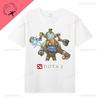 Dota 2 T-shirt Jeu T-shirt Unisexe Unisexe Coton Col Rond Vintage Classique Drôle Décontracté Promo Nerd Gamer Streetwear T-shirts Graphiques