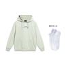 Li Ning Sweatshirt Unisex Pale Greenish White Jade AWDUC41-2
