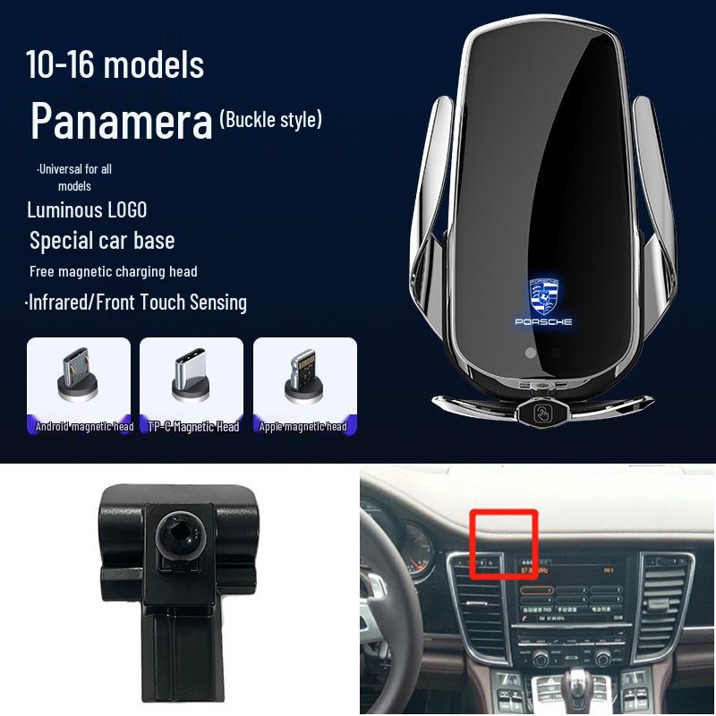 Magnetyczny Bezprzewodowy Szybki Uchwyt na Telefon do 718/Panamera/Cayenne/911