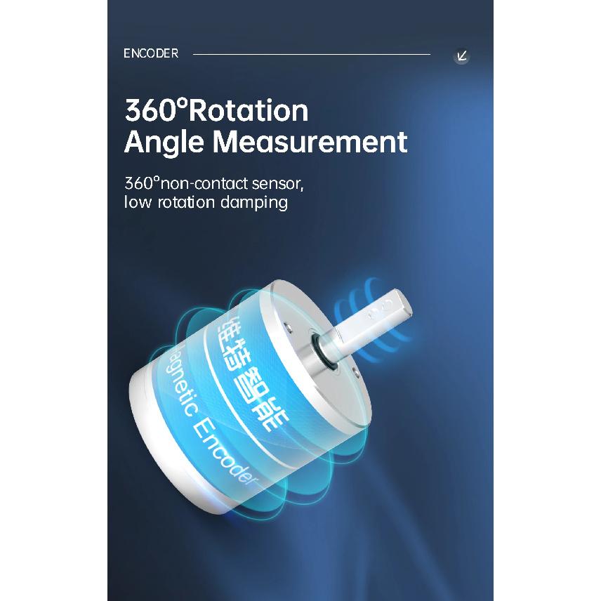 WitMotion JY-ME01, JY-ME02 High-precision Absolute Rotary Encoder 18-bit Resolution Digital Rotation Angle Measurement Sensor