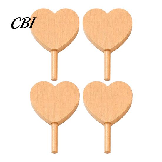 DIY Craft Stick Unfinished Wood Popsicle, Summer Ice Cream Shaped Wooden Popsicles Paint for Projects Home Decoration Supplies