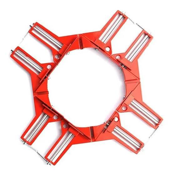 4 PCS 90 Degrees Right Angle Clamp Reinforced DIY Glass Fish Tank Quick Fixing Clip Woodworking Picture Frame Clamp 
