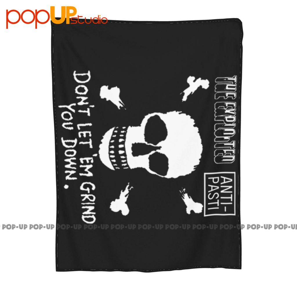 The Exploited Anti Pasti Skull Crossbones Punk Rock Ultra-Soft Blanket Quilt Winter Sofa Cover Bed Covers