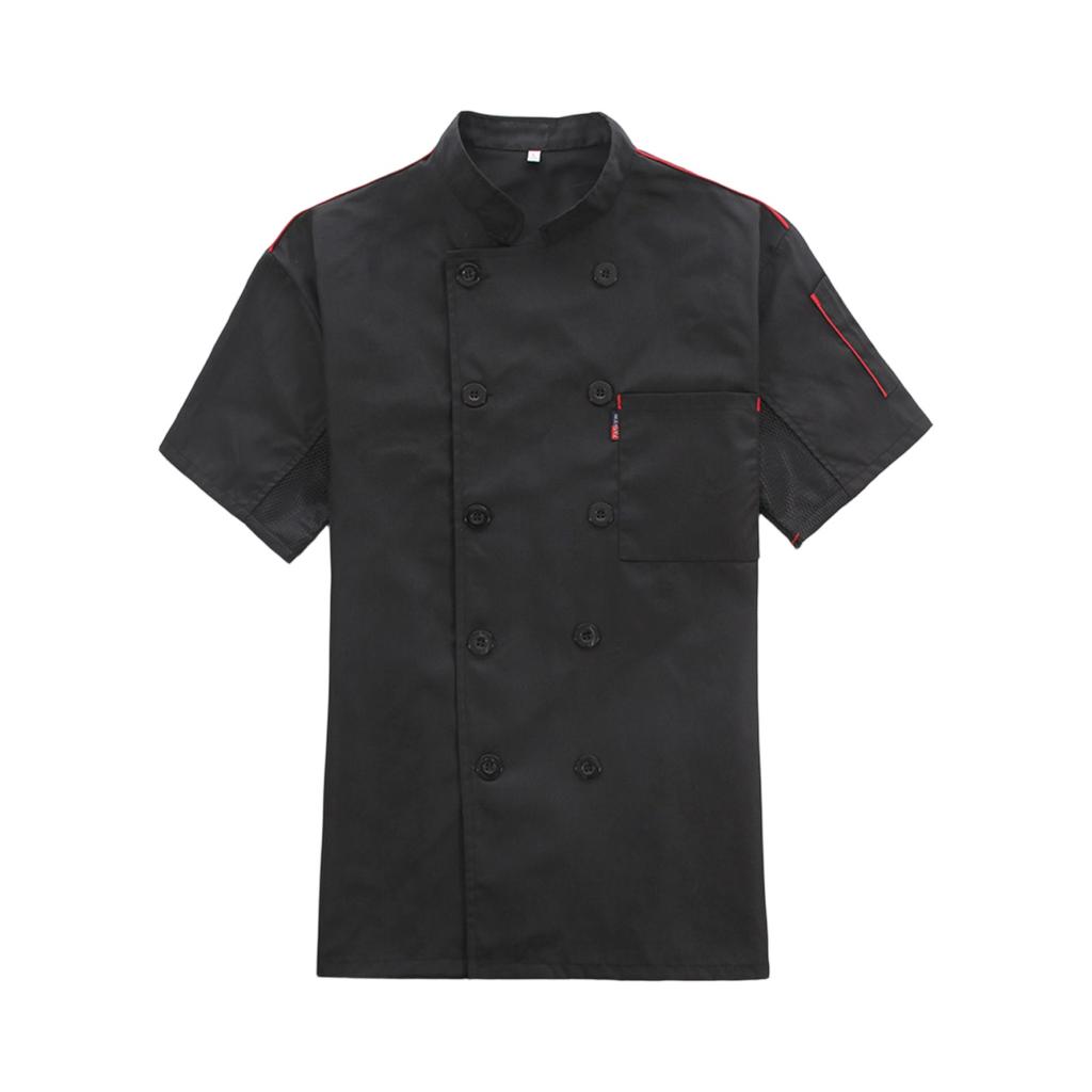 Chef Uniform Sleeved Men's Clothing Catering Work Uniform Back Kitchen Uniform Men's Top