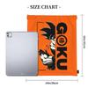 Custom DBZ Dragons Goku Ball Drawstring Bag for Training Yoga Backpacks Men Women Warrior Sports Gym Sackpack