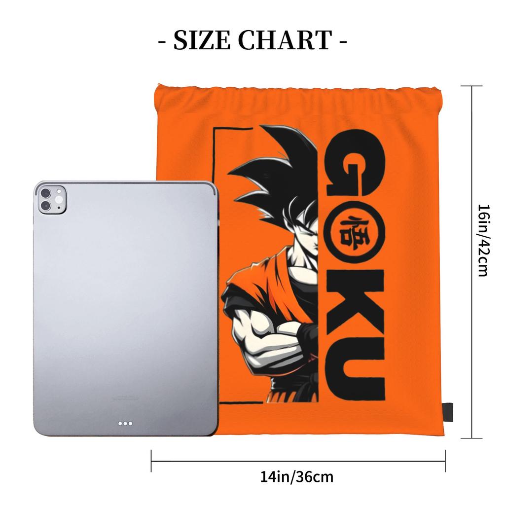 Custom DBZ Dragons Goku Ball Drawstring Bag for Training Yoga Backpacks Men Women Warrior Sports Gym Sackpack