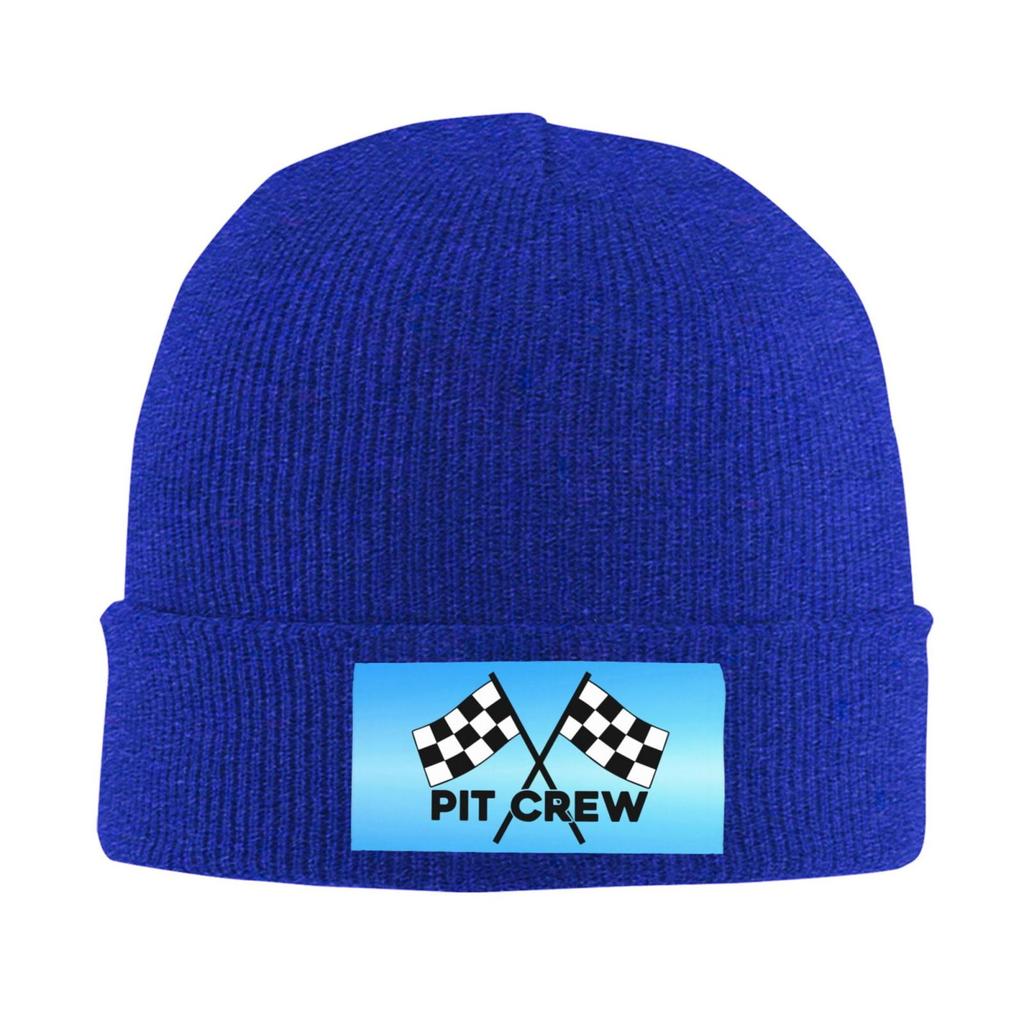 Checkered Flags Race Car Flag Unisex Women Knitted Hat Adult Knit Beanie For Fall Winter Knit Hat Cap