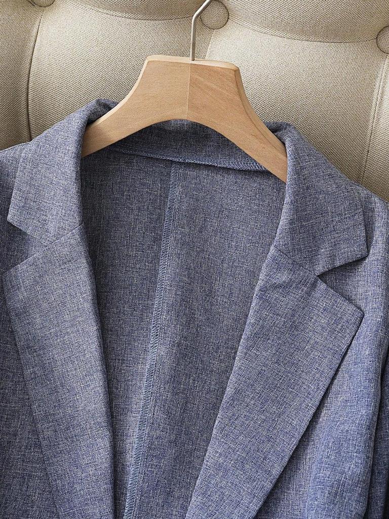 European and American Style Women's Autumn Fashion Three-Quarter Sleeve Suit Jacket