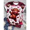 Women's T-shirt 3D Printed Cute Animal T Shirt For Women Funny  Dog Pattern Tees Summer New  T-Shirts  Short Sleeves Tops