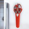 Multi-functional Kitchen Shears with Magnetic Holder - Sticks To Fridge Surfaces, Ultra-Sharp Stainless Steel Poultry Scissors for Cutting Chicken
