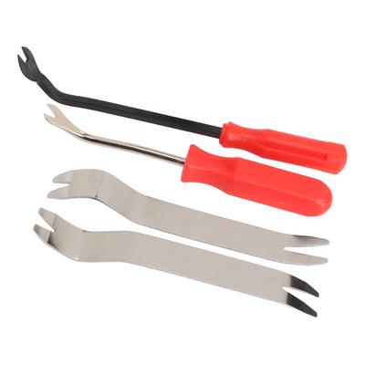 4Pcs Set Audio Trim Removal Tool Kit Car Radio Door Clip Panel Installer Pry Bar for Automotive Boats RVs Trucks