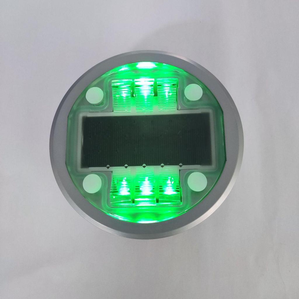 Embedded Solar Zebra Crossing Road Stud Light