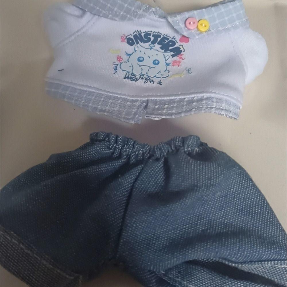 Hoodie 20CM Cotton Doll Clothes Casual Suit Plush Toys Clothes Stuffed Doll Suit  Doll Accessories