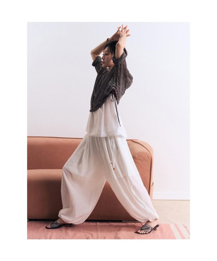 8SECONDS Rayon Harem Pants White