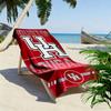 Houston Cougars Print Beach Towel, Large Soft Quick Dry Towel for Beach Camping Swimming