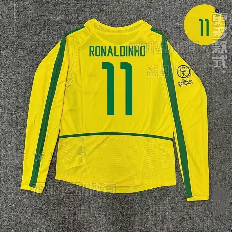 Retro Long Sleeve Soccer Jersey Vintage Football Shirt Men Women Adult Fan Wear Classic Player Style