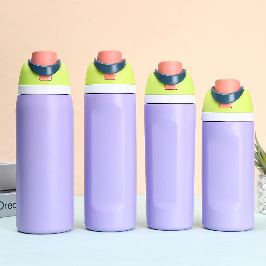 Double-Walled Stainless Steel Insulated Fruit Cup & Sports Water Bottle