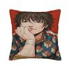 Anime B-BakiBaki Yujiro Hanma  Pillowcases  Kawaii Pillow Case For Sofa Home Decor Print Pillow Cover