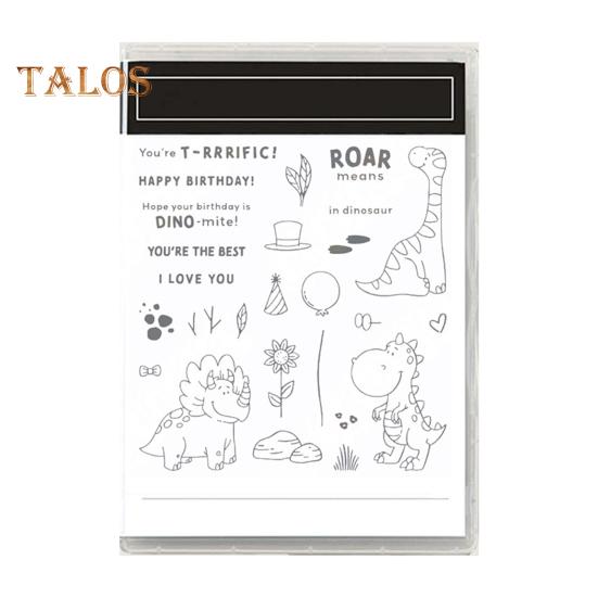 Stamps And Dies Set Reusable Silicone Stamp Carbon Steel Dies Flower Plants Animal Pattern Stamps Set for Greeting Card Making DIY Festivals Album