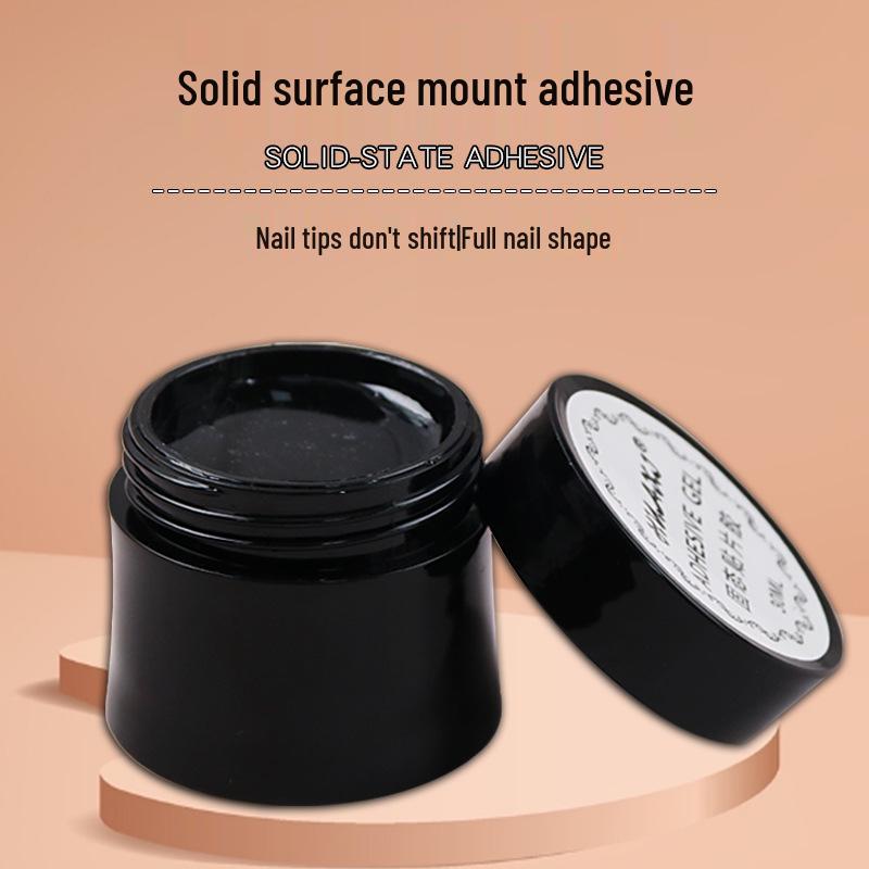 Solid Bond Press-On Nail Glue - Long-lasting & Strong Adhesive Gel for Salon-Quality Nails.