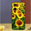 Sunflower  Floral For Realme GT7 Pro GT6 C61 C67 C63 C71 C55 C51 C65 C53 C75 10 11 12 13 14 15 Pro Plus Case