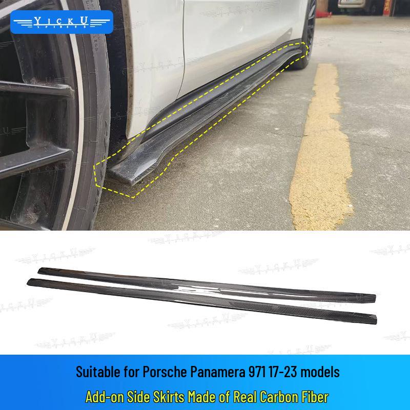 Porsche Panamera 971 Carbon Fiber Body Kit: Front & Rear Lip, Side Skirts, Spoiler, Hood (2017-2023)