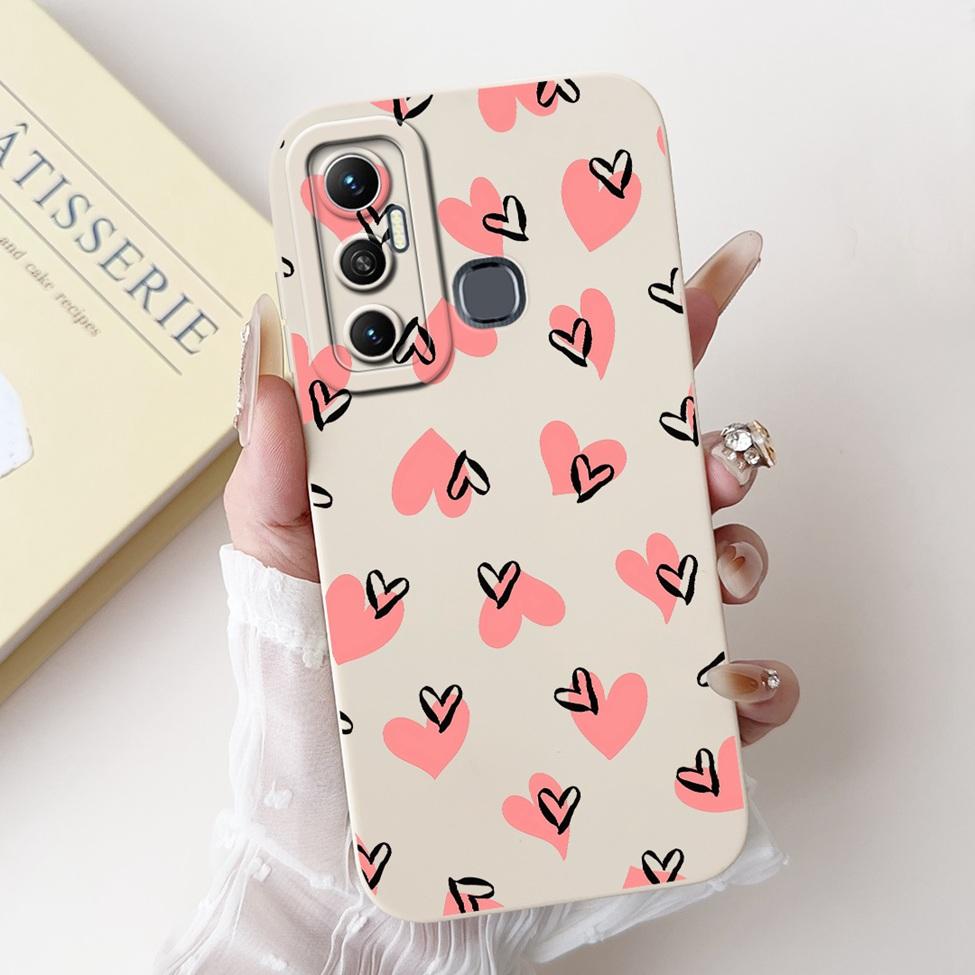 Für Infinix Hot 11 Hülle X662 Silikon Niedlich Mode Schmetterling Liebe Bemaltes Cover Für Infinix Hot 11 2021 Handyhülle X662B X689F