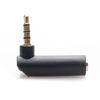 Wearproof 90 Degree Right Angle 3.5mm Angle Male To Female Headphone Adapter