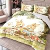 Peter Rabbit 3Pcs Bedding Set Duvet Cover With Two Pillowcases For Bedroom Home Decoration