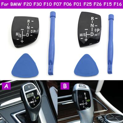 F20 F30 F32 F10 F07 F01 F25 Car Gear Shift Knob Panel Gear Button Trim Cover M Sport Sticker For BMW 1 2 3 4 5 6 7 X3 X4 X5 X6