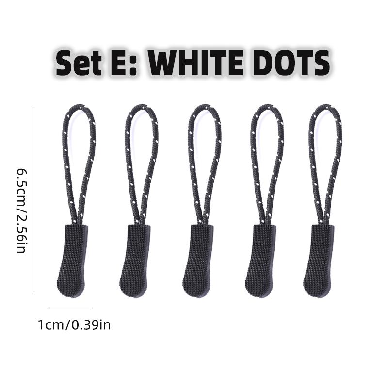 5Pcs Universal Metal Zipper Head Puller DIY Sewing Spring Lock Zipper Sliders Replacement Instant Repair for Clothing Bags Shoes