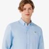 Lacoste Men's Solid Linen Shirt CH769E-56GHBP