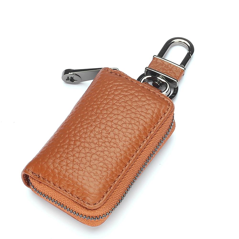 Car Key Bag Men's Mini Logocarkeyholder Zipper Key Bag Compact