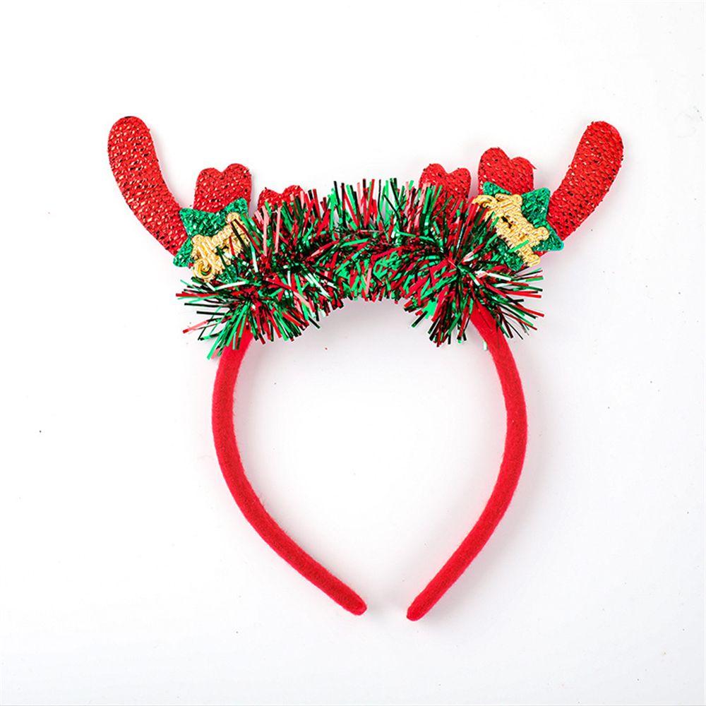 Elk Antlers Ornaments Antlers Hair Accessories Xmas Hairband Christmas Decorations Reindeer Headwear Christmas Headbands