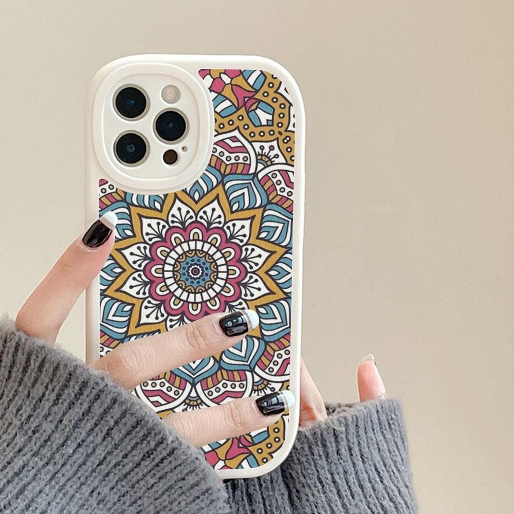 Persian Carpet Floral Art Phone Case Hard Leather For IPhone 16 15 14 13 12 Mini 11 14 Pro Max Xs X Xr 7 8 Plus Fundas