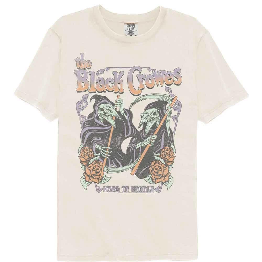 The Black Crowes Grim Reaper Crows Ivory Comfort Colors Music Shirt 100