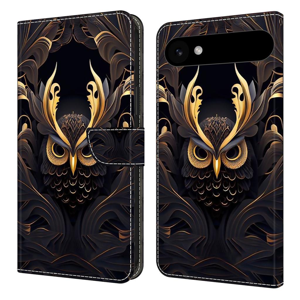 For iPhone 17 Air Wallet Case Pattern Printing PU Leather Flip Stand Phone Cover