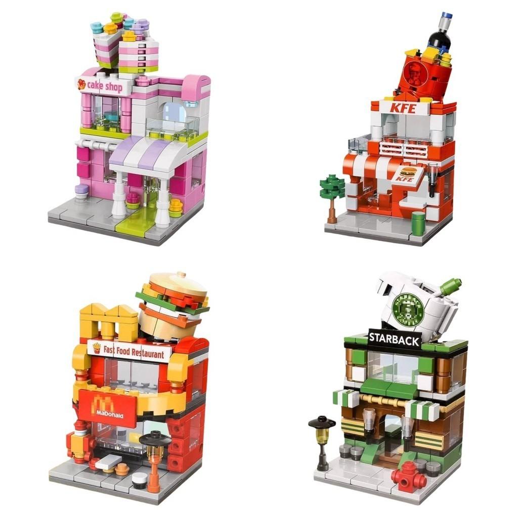 High-quality Abs Plastic Building Blocks Compatible With City Street Scene