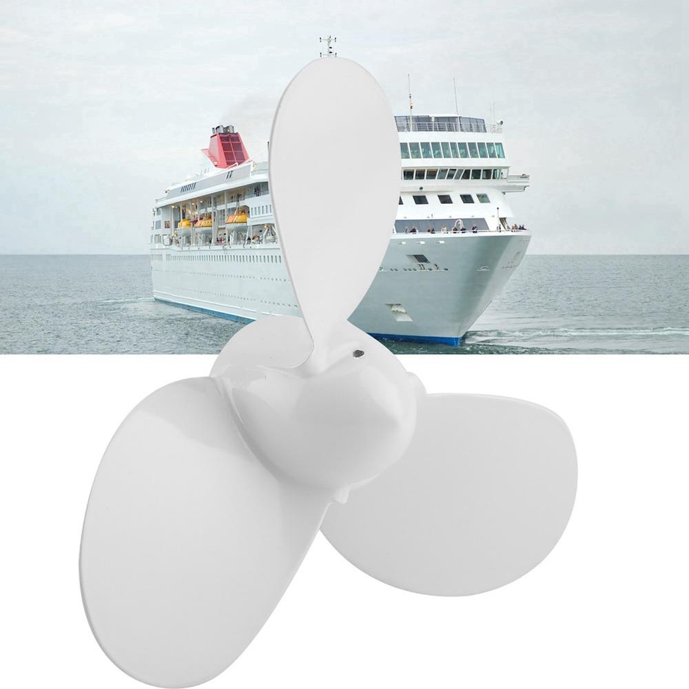 7 1/4 5‑A 3 Aluminum Propeller Aluminum 3 Blades Propeller for Hangkai 3.5HP Boat Outboard Motor