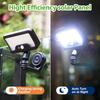 Magnetic Solar Light Outdoor Motion Sensor, Semi Embedded Installation, Solar Charging, Suitable for Courtyards, Terraces, Fences, and RVs