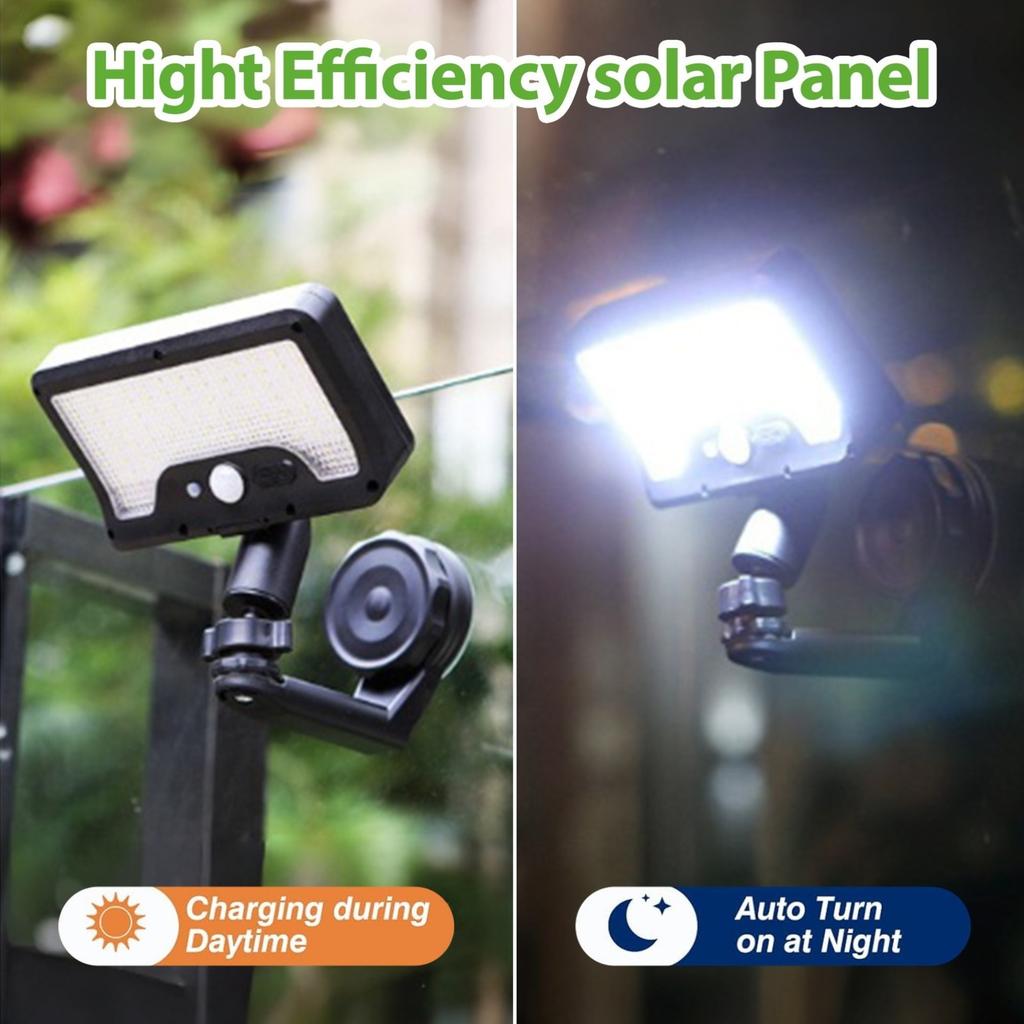 Magnetic Solar Light Outdoor Motion Sensor, Semi Embedded Installation, Solar Charging, Suitable for Courtyards, Terraces, Fences, and RVs