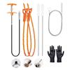 Pipe Cleaner Pipe Brush Set Flexible and Flexible for Cleaning Drain and Kitchens Clears Clogs and Pipes 160cm/50cm/45cm - Pipes, Toilets, Bathrooms,