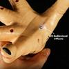 Horror Movie Themed Electric Crawling Hand With LED Lights Scary Noises And Sensor Triggered Movement Halloween Decoration