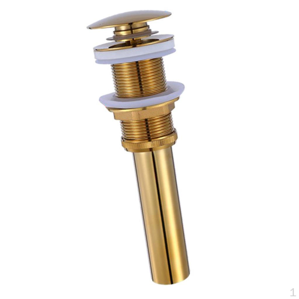 Brass Drain Stopper Bathroom Basin Sink Tub Stop Plug