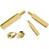 Hexagonal M3 Copper Pillar Motherboard Isolation Support Stud