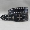 Cross Skeleton Cowhide Belt Men and Women Heavy Industry Trend Rivet Punk Style Nightclub