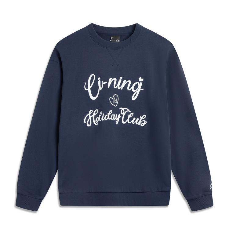 

Li-Ning Серия Спортивный Образ Жизни Пуловер с Круглым Вырезом и Надписью Свободный Модный Удобный Универсальный Повседневный Простой Спортивный Свитшот AWDVC16-4 XS